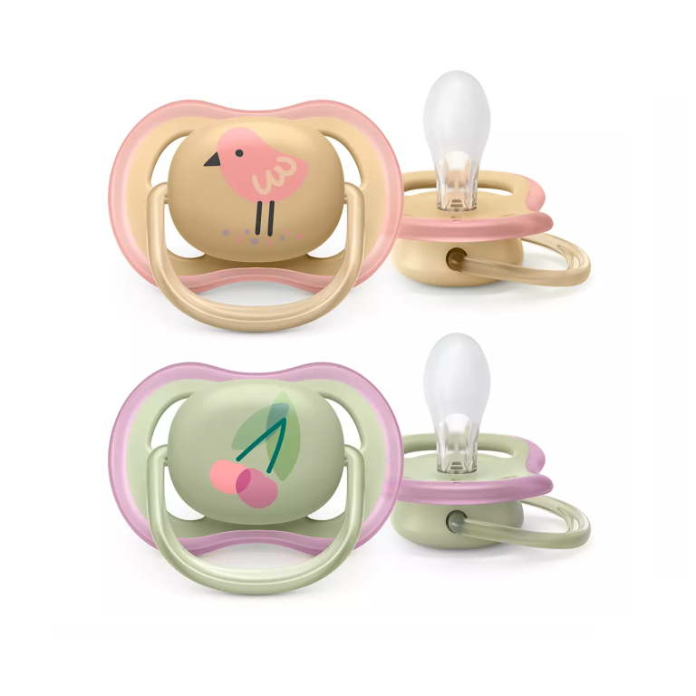 Set Avent 9pzs mamaderas-cucharas-chupetes Cereza - Imagen 6