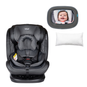 Silla auto I-Giro 360°- Espejo - Cojín protector cervical