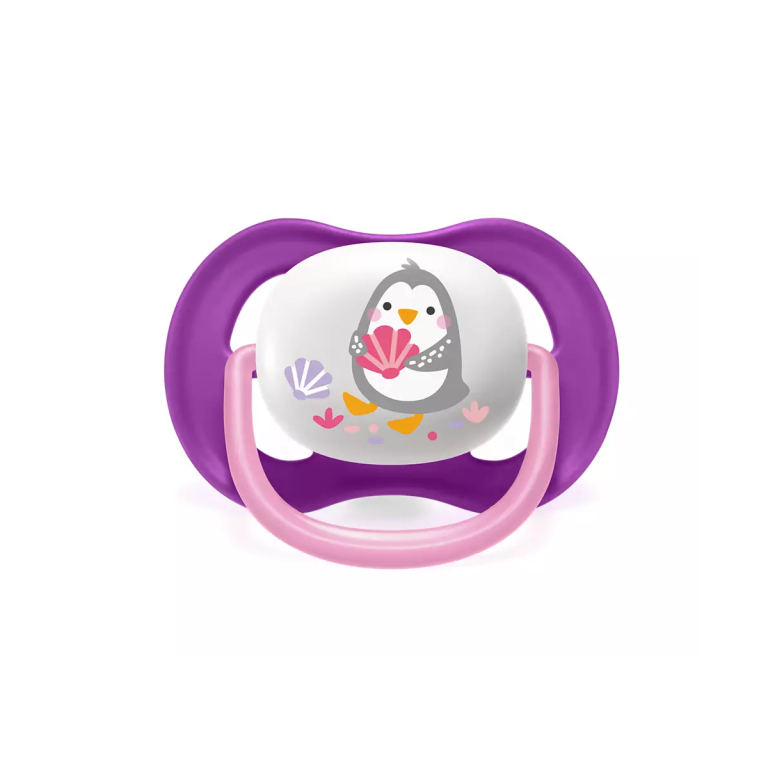 Chupete Ultra Air Collection,  Happy/Pinguino 6-18m - Imagen 4