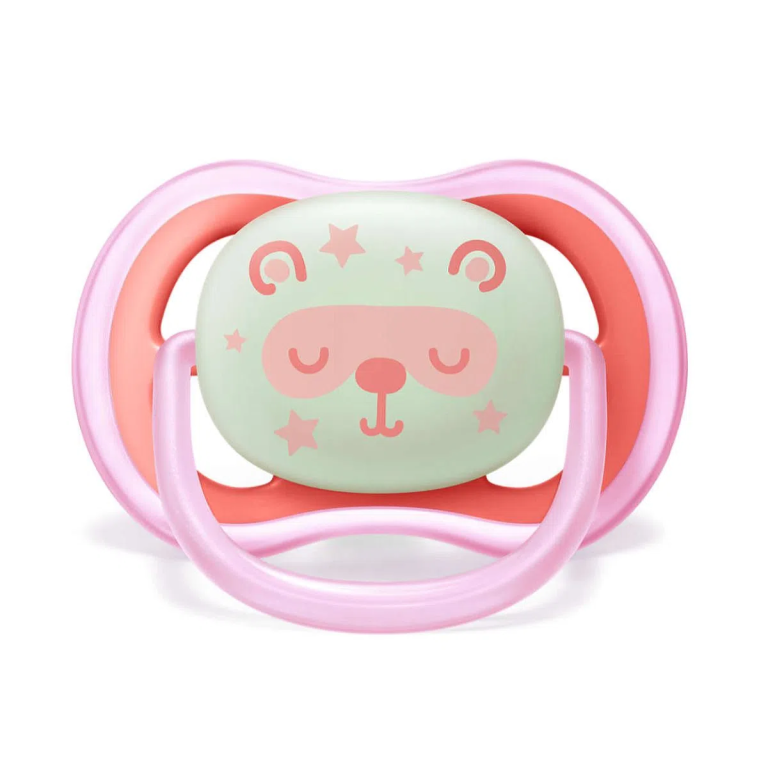 2 Chupetes Nocturnos 6-18 meses Pink - Imagen 3