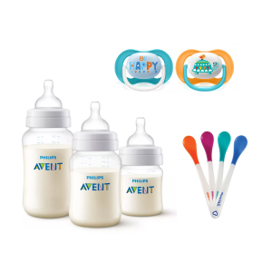 Set Avent 9pzs mamaderas-cucharas-chupetes Tortuga