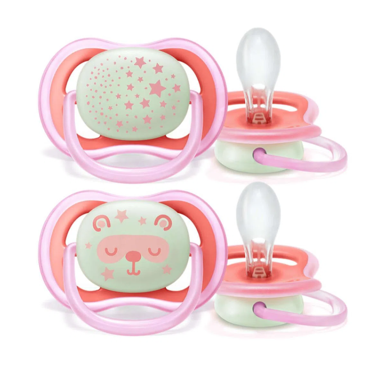3 Mamaderas Blue + Set de 2 chupetes Nocturno 6-18 meses y 4 Cucharas - Imagen 8