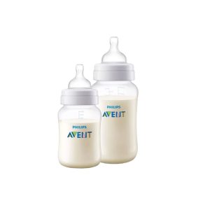 Pack Mamaderas Anti Colic 260ml-330ml más tetina 6m