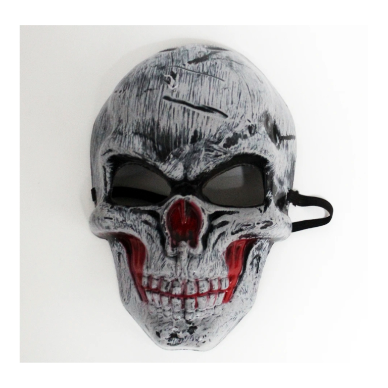 Pack 2 Mascaras Dracula y Calavera gris  Halloween libre de BPA - Imagen 4