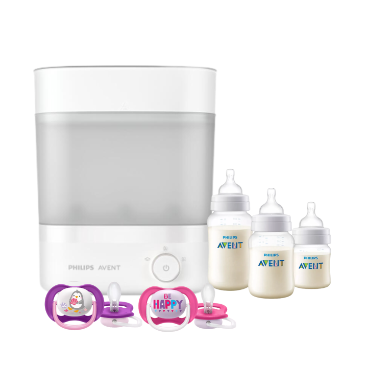 Pack Avent Esterilizador  Mamaderas y Chupetes 6-18m