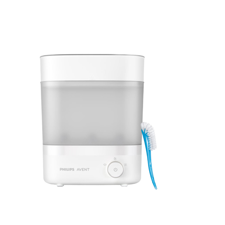 Esterilizador Philips Premium + 3 mamaderas + cepillo higienizador Azul - Imagen 5