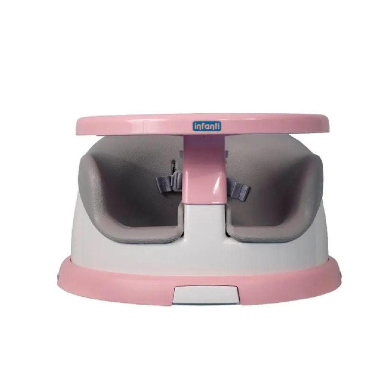 SILLA DE COMER PORTÁTIL & GIRATORIA I-TWIST ROSADO Infanti - Imagen 3