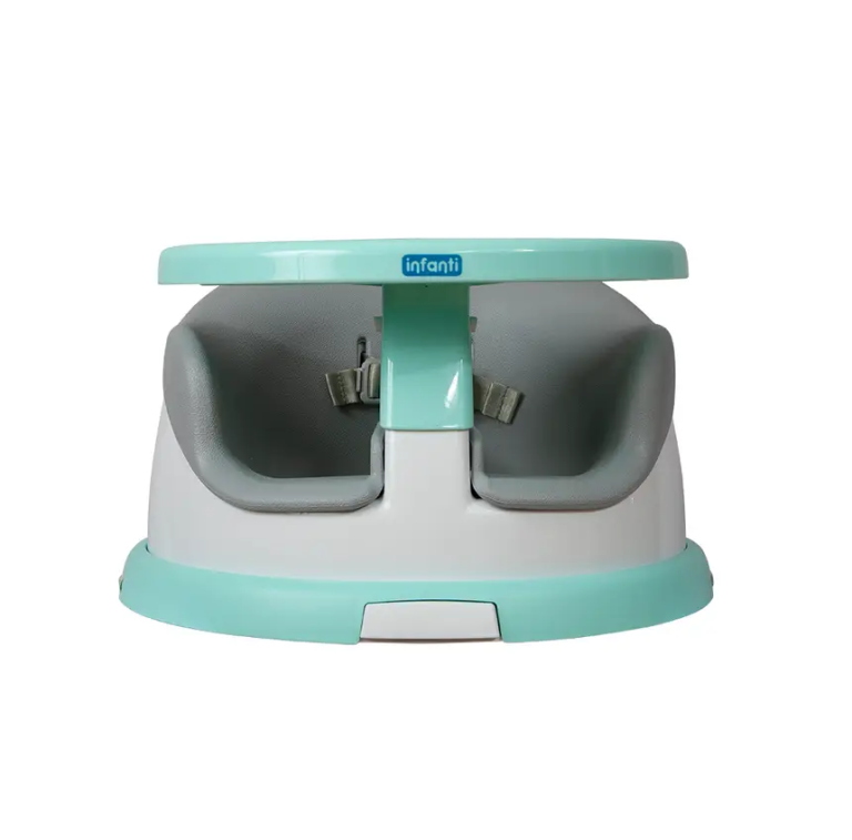 SILLA DE COMER PORTÁTIL & GIRATORIA I-TWIST TURQUESA Infanti - Imagen 2