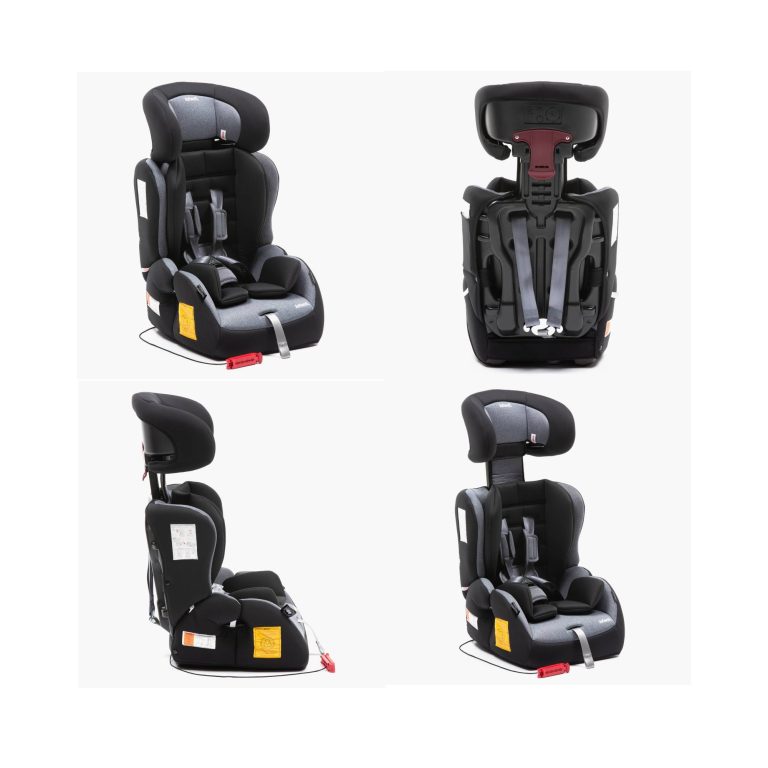 SILLA AUTO BUTACA GRAND PRIX NEGRO MÁS LETRERO BABY ON BOARD - Imagen 5