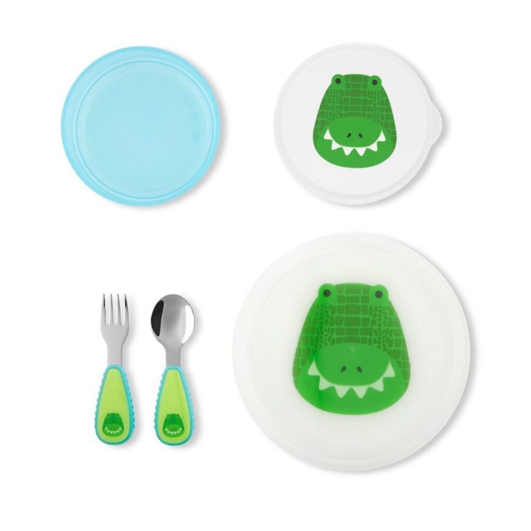 SILLA DE COMER PORTÁTIL I-TWIST MÁS SET TUPPER COCODRILO - Imagen 3
