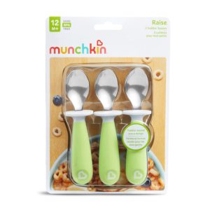 SET DE 3 CUCHARAS VERDE CLARO MUNCHKIN