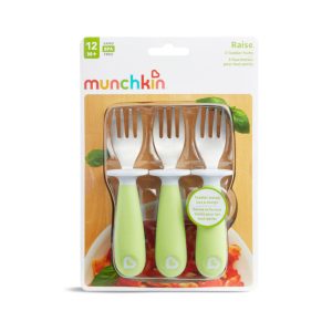 SET DE 3 TENEDORES VERDE CLARO  MUNCHKIN