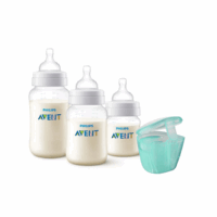 Pack 3 Mamaderas Anti Colic más Esterilizador de tetina