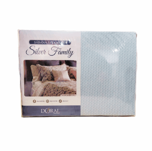 Juego Sábanas Doral Silver Family Microfibra Estampada - Imagen 8
