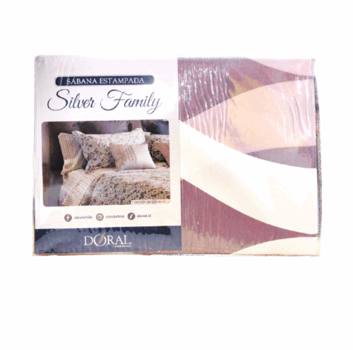 Juego Sábanas Doral Silver Family Microfibra Estampada - Imagen 9
