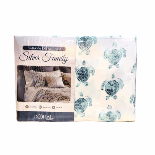 Juego Sábanas Doral Silver Family Microfibra Estampada - Imagen 12
