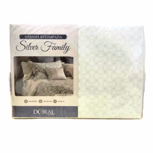 Juego Sábanas Doral Silver Family Microfibra Estampada - Imagen 5