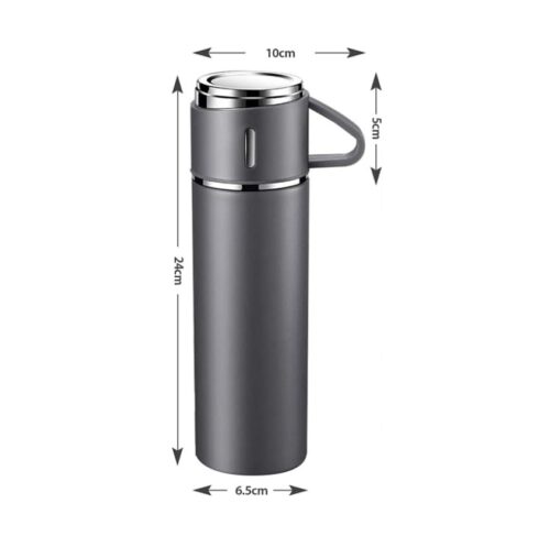 Set super lonchera Tupper + termo con 3 tasas Blancas + 3 cucharas - Imagen 4