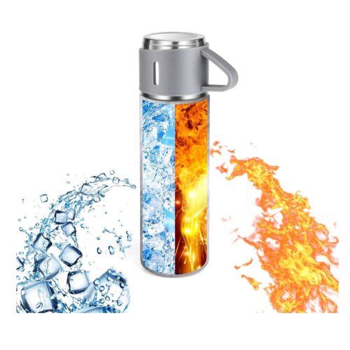 Set super lonchera Tupper + termo con 3 tasas Blancas + 3 cucharas - Imagen 3