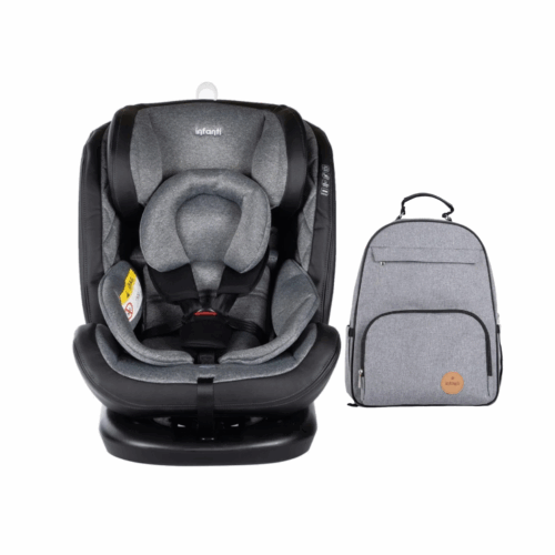SILLA DE AUTO CONVERTIBLE I-GIRO 360° + Mochila Maternal Oak