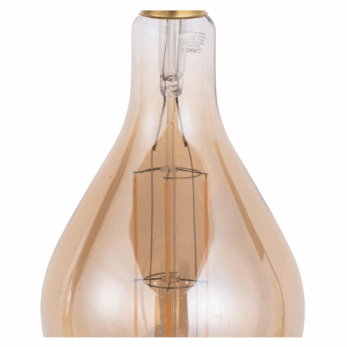 Ampolleta LED filamentos E27 4W luz cálida tipo Gota - Imagen 4