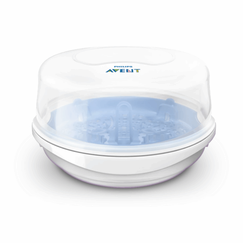 Set Esterilizador a vapor para microondas + 3 Mamaderas Translúcida - Imagen 5