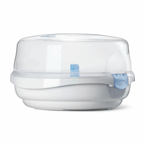 Set Esterilizador a vapor para microondas + 3 Mamaderas Translúcida - Imagen 3