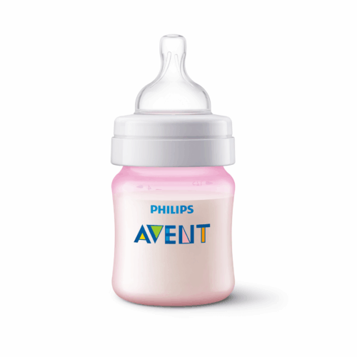 Pack 6 mamaderas Anticolic 125ml,260ml,330ml Avent Rosa - Imagen 10
