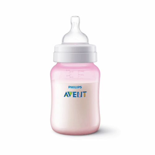 Pack 6 mamaderas Anticolic 125ml,260ml,330ml Avent Rosa - Imagen 8