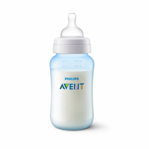 Pack 6 mamaderas Anticolic 125ml,260ml,330ml Avent Azul - Imagen 6