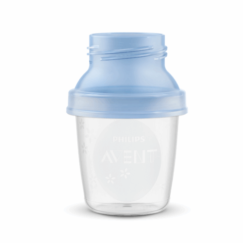 Set 10 Vasos de almacenamiento 0m+ 180ml + Set de 3 mamaderas Translucido - Imagen 4