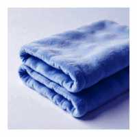 Manta Suave para Bebé Color Azul acero 113x70 cm  Confort Total