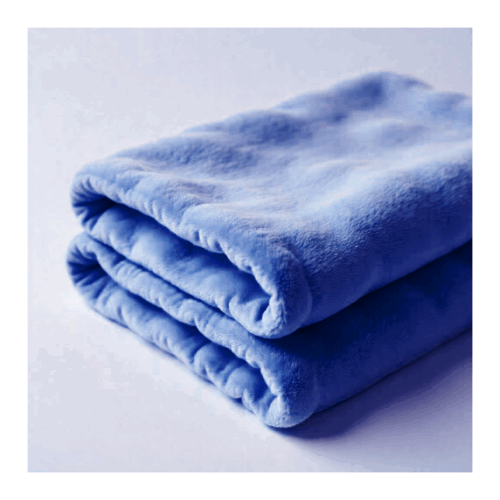 Manta Suave para Bebé Color Azul acero 113x70 cm  Confort Total