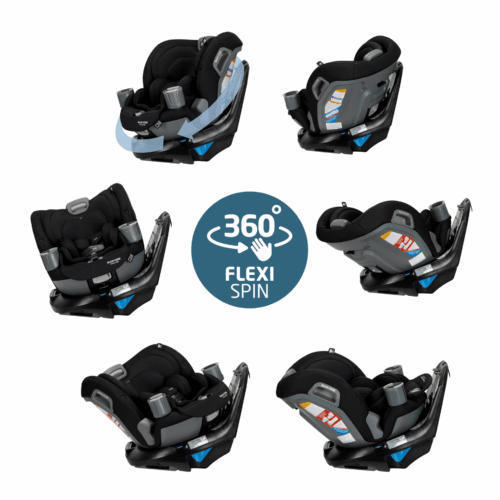 Silla de Auto Convertible Emme 360° Maxi Cosi Negro - Imagen 5